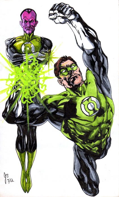 Green Lantern & Sinestro